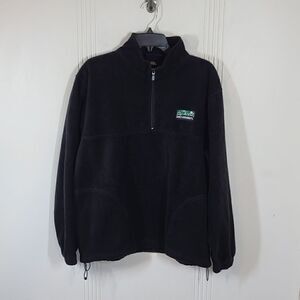 Ohio University Men's Black Fleece Pullover Jacket